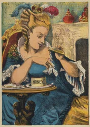 Die Königin in ihrem Salon