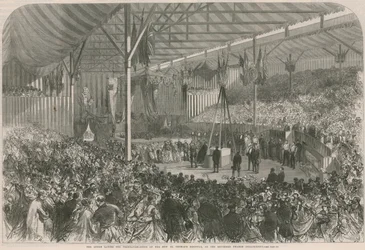 Die Königin legt den Grundstein des neuen St Thomass Hospital