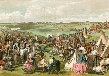 Der Schießwettbewerb, Wimbledon, 1864