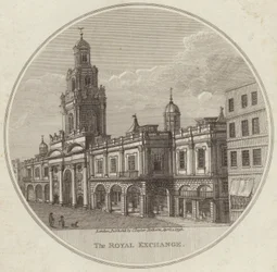 Die Royal Exchange in der City of London