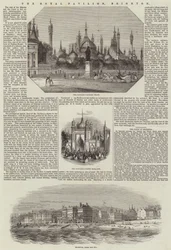 Der Königliche Pavillon, Brighton (Stich)