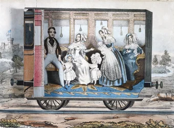 Die königliche Eisenbahnwagen, ca. 1848