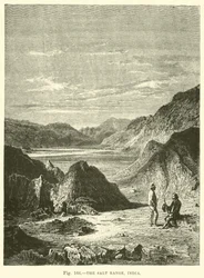 Der Salzgebirgszug, Indien