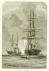 Die San Jacinto stoppt die Trent