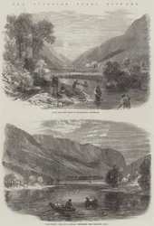 Die schottische Perlenfischerei (Stich)