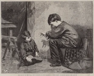 Der Schatten an der Wand (Stich)