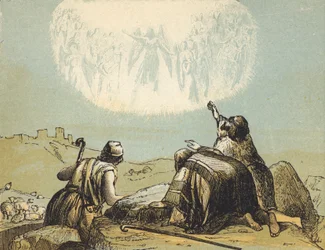 Die Hirten auf dem Feld