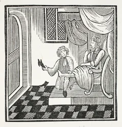 Der Ruhm des Schusters, Illustration aus Chap-books des achtzehnten Jahrhunderts von John Ashton, veröffentlicht 1882