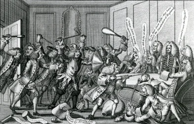 Die Belagerung von Warwick-Castle, oder die Schlacht zwischen den Fellows und Licenciates, 1768