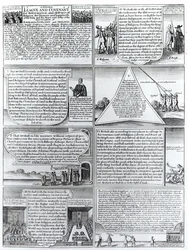 Der feierliche Bund und Pakt von 1643, graviert von W. Hollar (1607-77)