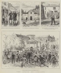 Der Zustand Irlands (Gravur)