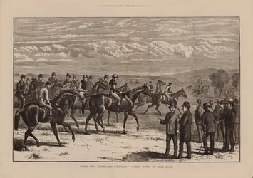 "Die Zweitausend Guineas", auf dem Weg zum Posten