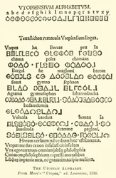 Das utopische Alphabet