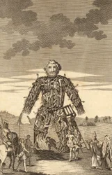 Der Weidenmann der Druiden, aus The Complete English Traveller, oder eine neue Umfrage und Beschreibung von England und Wales, veröffentlicht 1771
