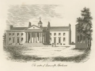 Das Zentrum der Bancrofts Armenhäuser