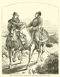 Das Treffen zwischen Harold und Wilhelm