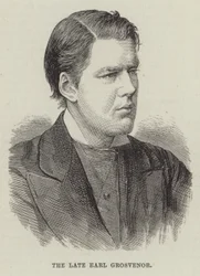 Der verstorbene Earl Grosvenor (Gravur)