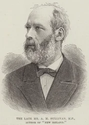 Der verstorbene Herr A. M. Sullivan, MP, Autor von "New Ireland"