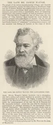 Der verstorbene Mr. Edwin Waugh, der Dichter von Lancashire