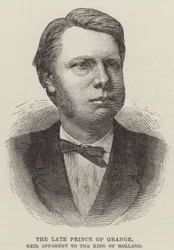 Der verstorbene Prinz von Oranien, Thronfolger des Königs von Holland (Gravur)