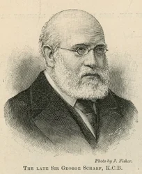 Der verstorbene Sir George Scharf, KCB