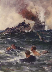 Die Rettung der Hogue-Überlebenden