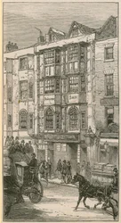 Das sogenannte Shakespeare-Haus in der Aldersgate Street