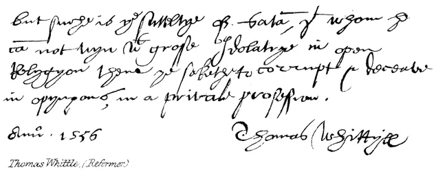 Thomas Whittle (Reformer)
