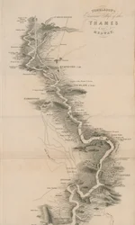 Tomblesons Panoramakarte der Themse und Medway