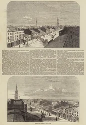 Toronto, die Hauptstadt von Kanada West (Gravur)
