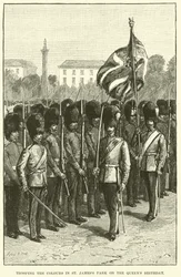 Die Farbenparade im St. James