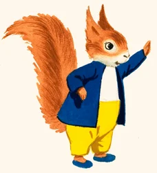 Tufty das Verkehrssicherheitseichhörnchen