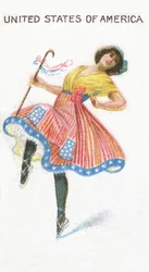 Vereinigte Staaten von Amerika, Zigarettenkarte, 1915