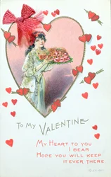 Valentinskarte, 1917