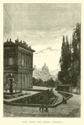 Aussicht von den Boboli-Gärten