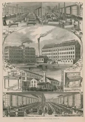 Ansicht der Pianofortefabrik von John Brinsmead und Söhne