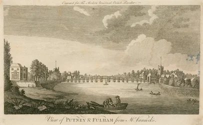 Ansicht von Putney und Fulham von Mr. Vannecks