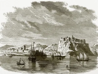 Ansicht von Sallee und Rabat