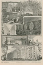 Ansicht eines Teils der Keller von Max Gregers (Limited) in Southwark