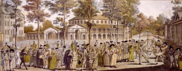 Ansicht des Jubiläumsballs, Ranelagh Gardens, zur Feier des Geburtstags von George, Prinz von Wales, 24. Mai 1759