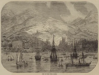 Ansicht des Moles, Gaeta