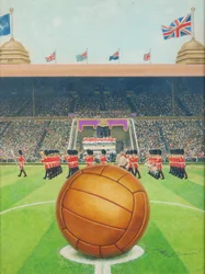 Wembley-Stadion am großen Spieltag