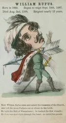 Wilhelm Rufus, König Wilhelm II. (Aquatinta)