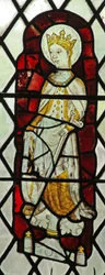 Fenster Kapelle des Edward des Bekenners, St. Katharina