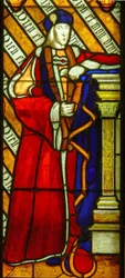 Fenster Ew, Darstellung von Heinrich VII.