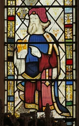 Fenster Ew, Darstellung des Heiligen Joseph von Arimathäa