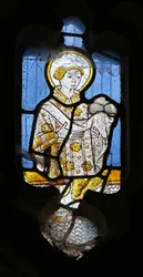 Fenster Ew mit Darstellung von St. Stephanus