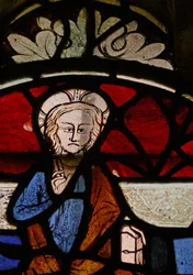 Fenster N6 mit Christus in Majestät