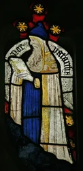 Fenster n2, das den Patriarchen Noah darstellt
