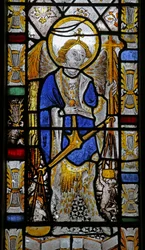 Fenster n5 mit Darstellung von St. Michael